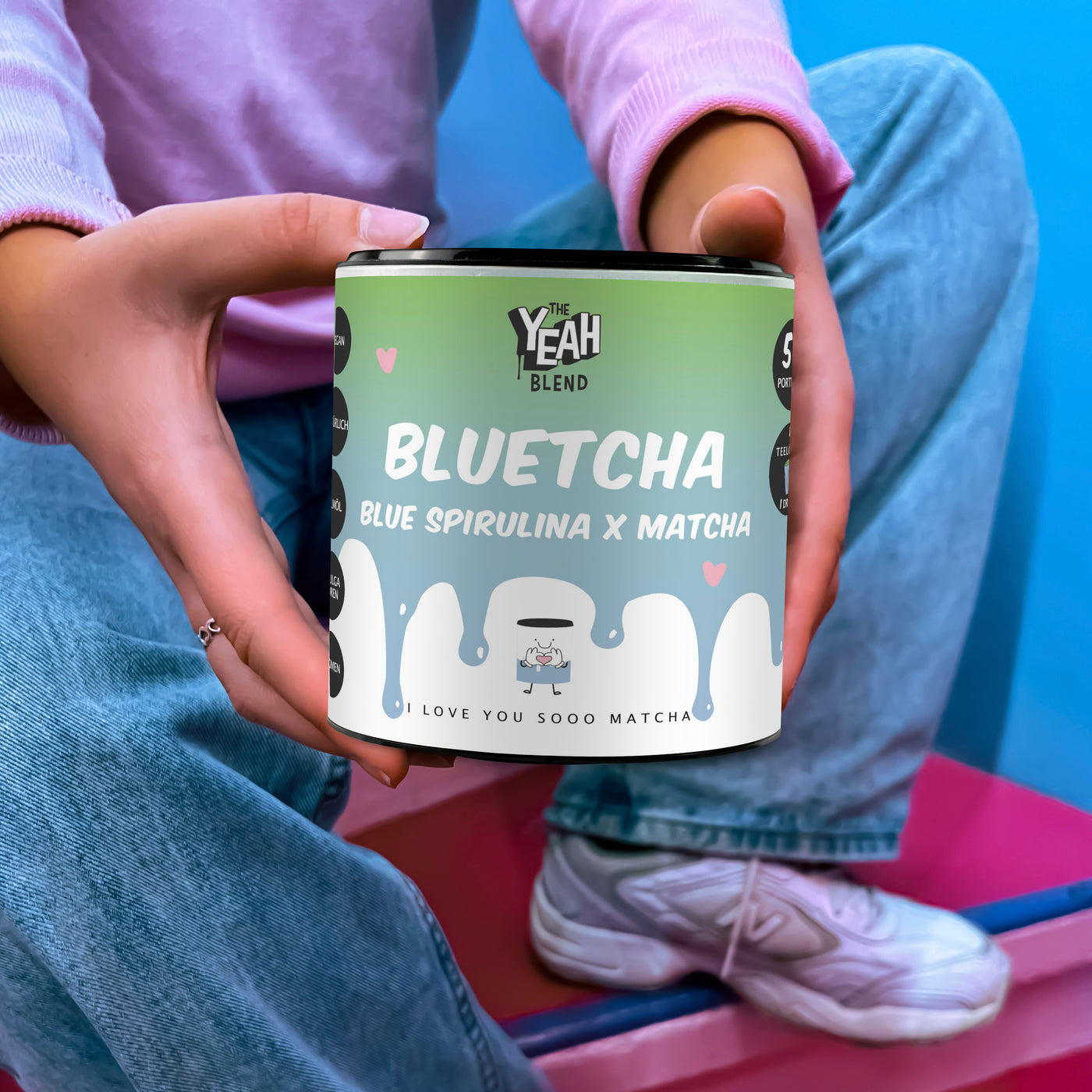 BLUETCHA Blue Spirulina x Matcha