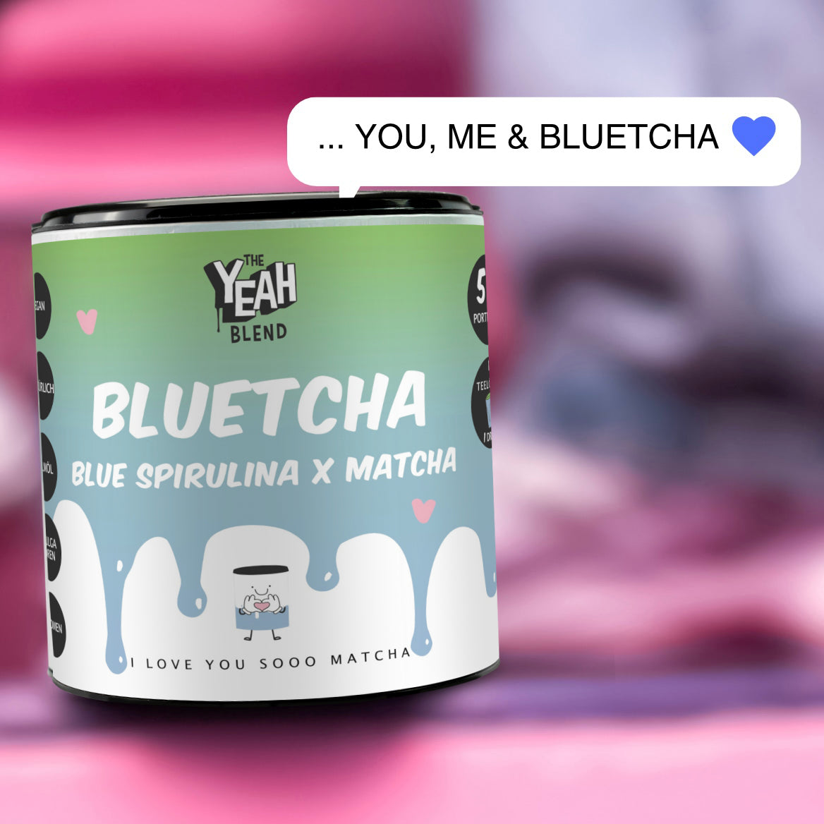 BLUETCHA Blue Spirulina x Matcha