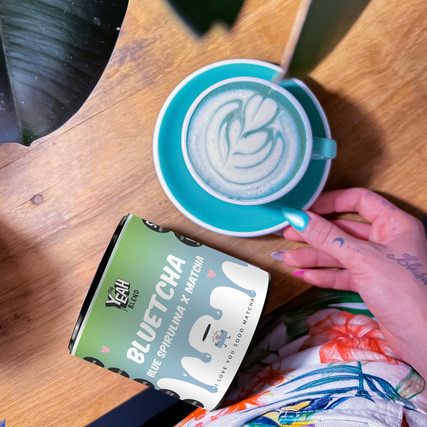 BLUETCHA Blue Spirulina x Matcha