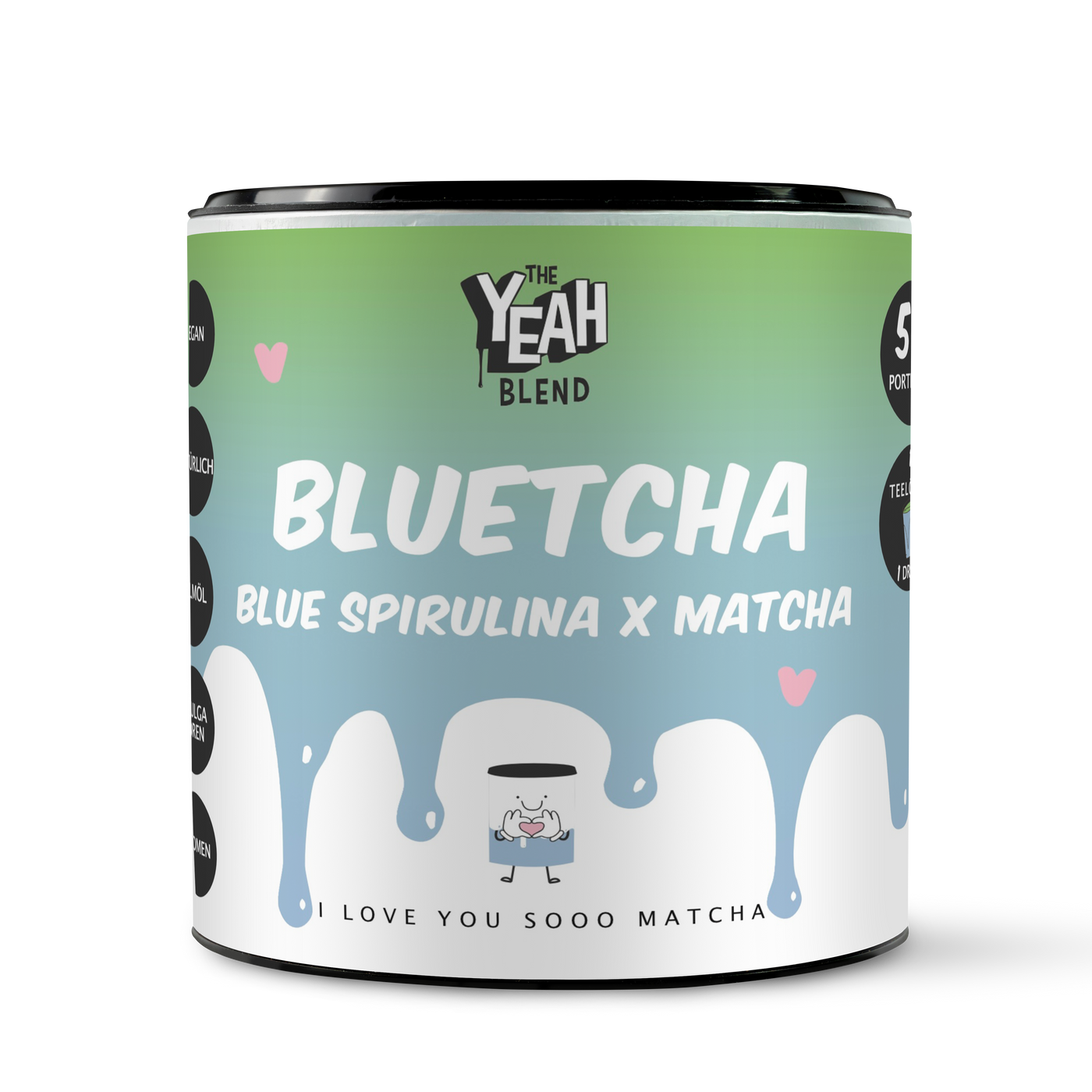 BLUETCHA Blue Spirulina x Matcha