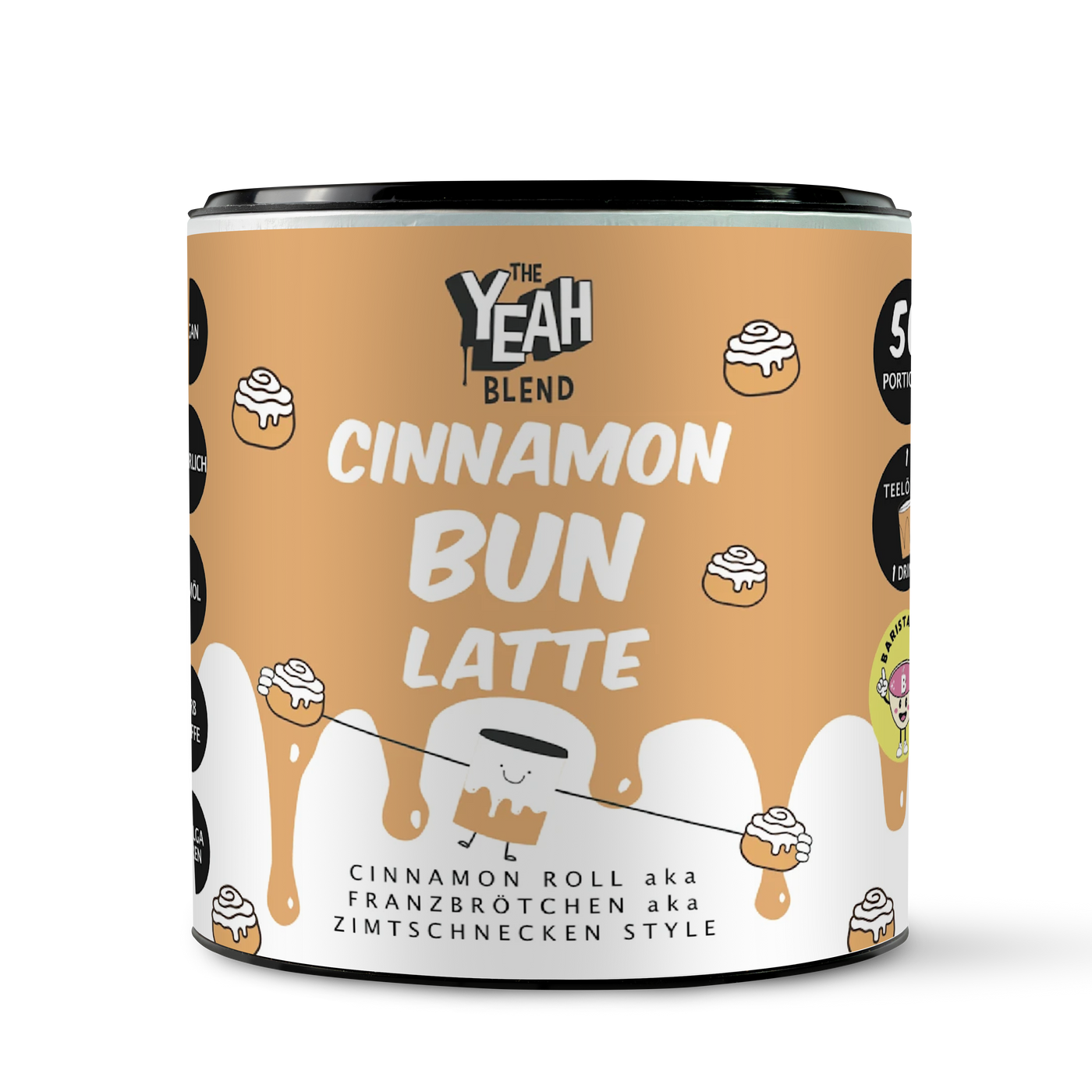 Cinnamon Bun Latte - Franzbrötchen Style