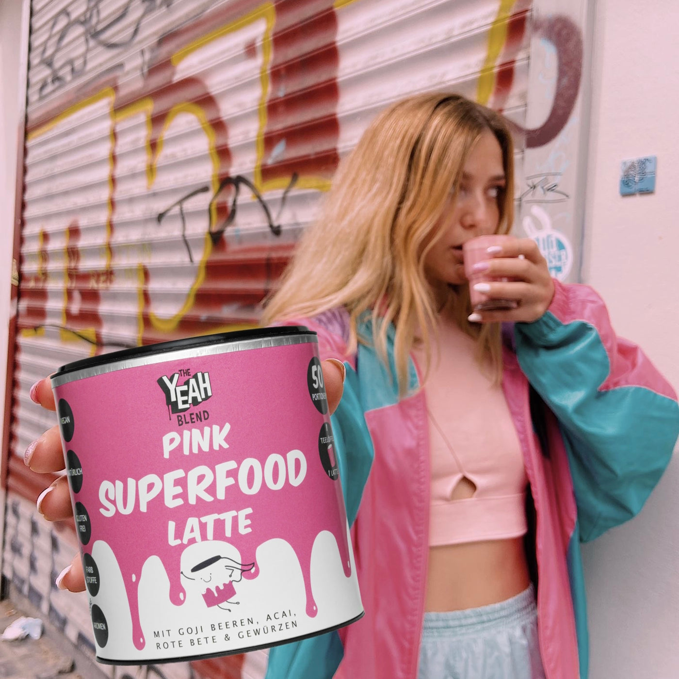 Pink Superfood Latte (50 drinks/250 grams)