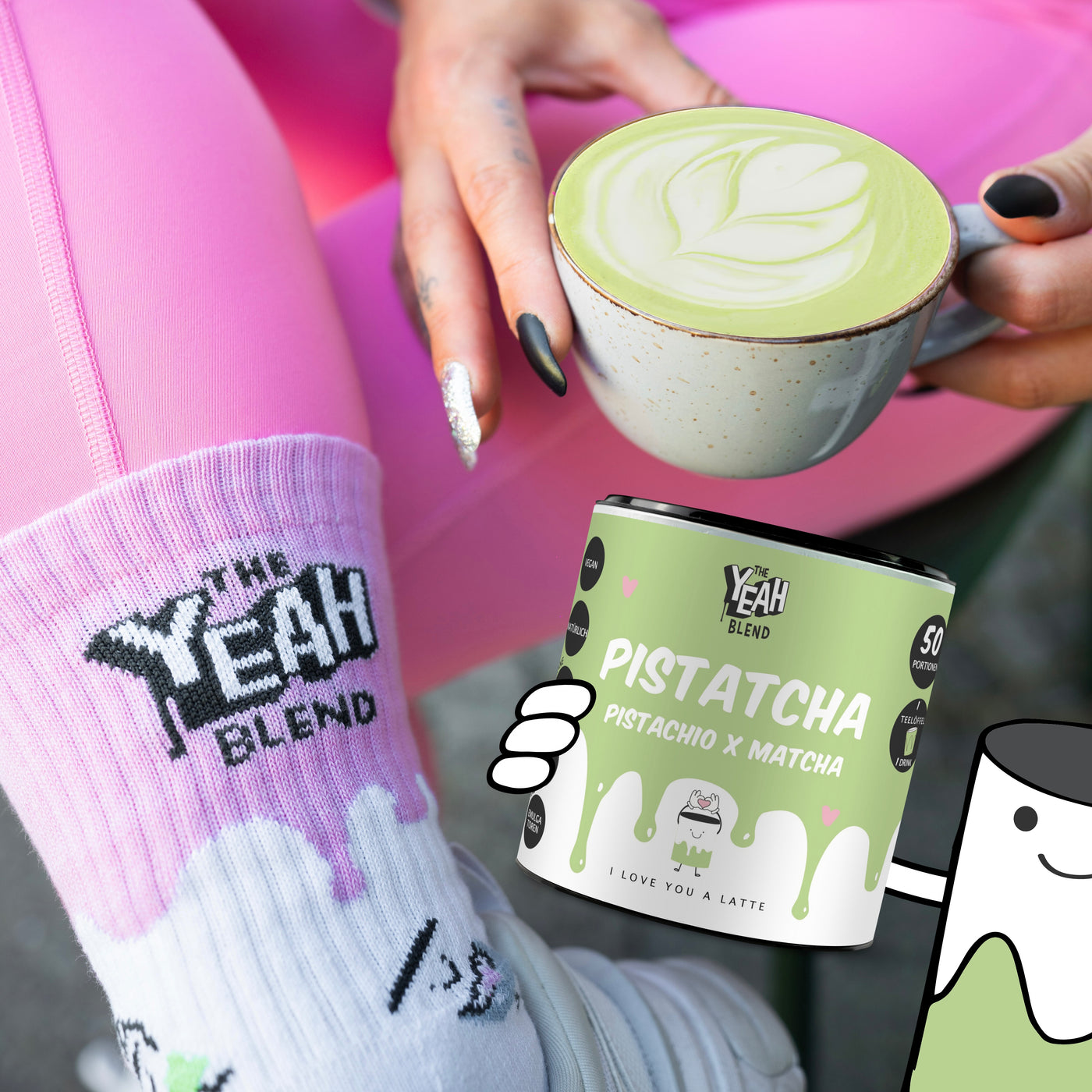 PISTATCHA - Pistachio x Matcha