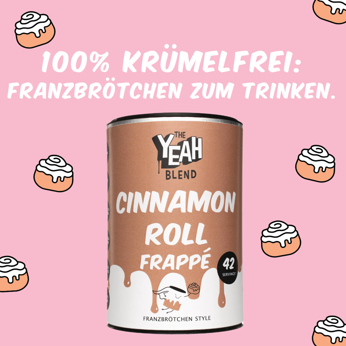 Cinnamon Roll Frappé (42 Frappés/500g can)