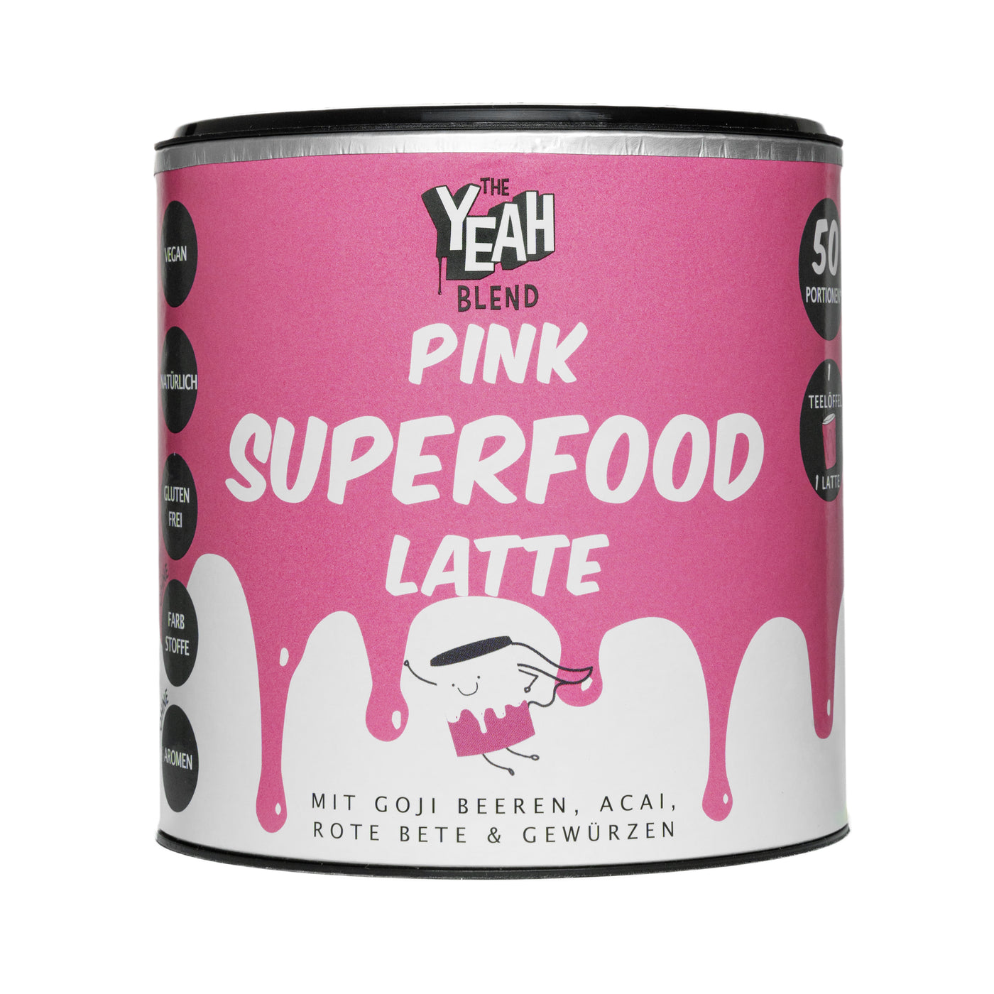 Pink Superfood Latte (50 Drinks/250g)